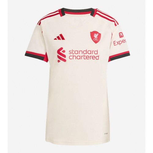 Stroje piłkarskie Liverpool Koszulka Wyjazdowej dla damskie 2025-26 Krótki Rękaw
